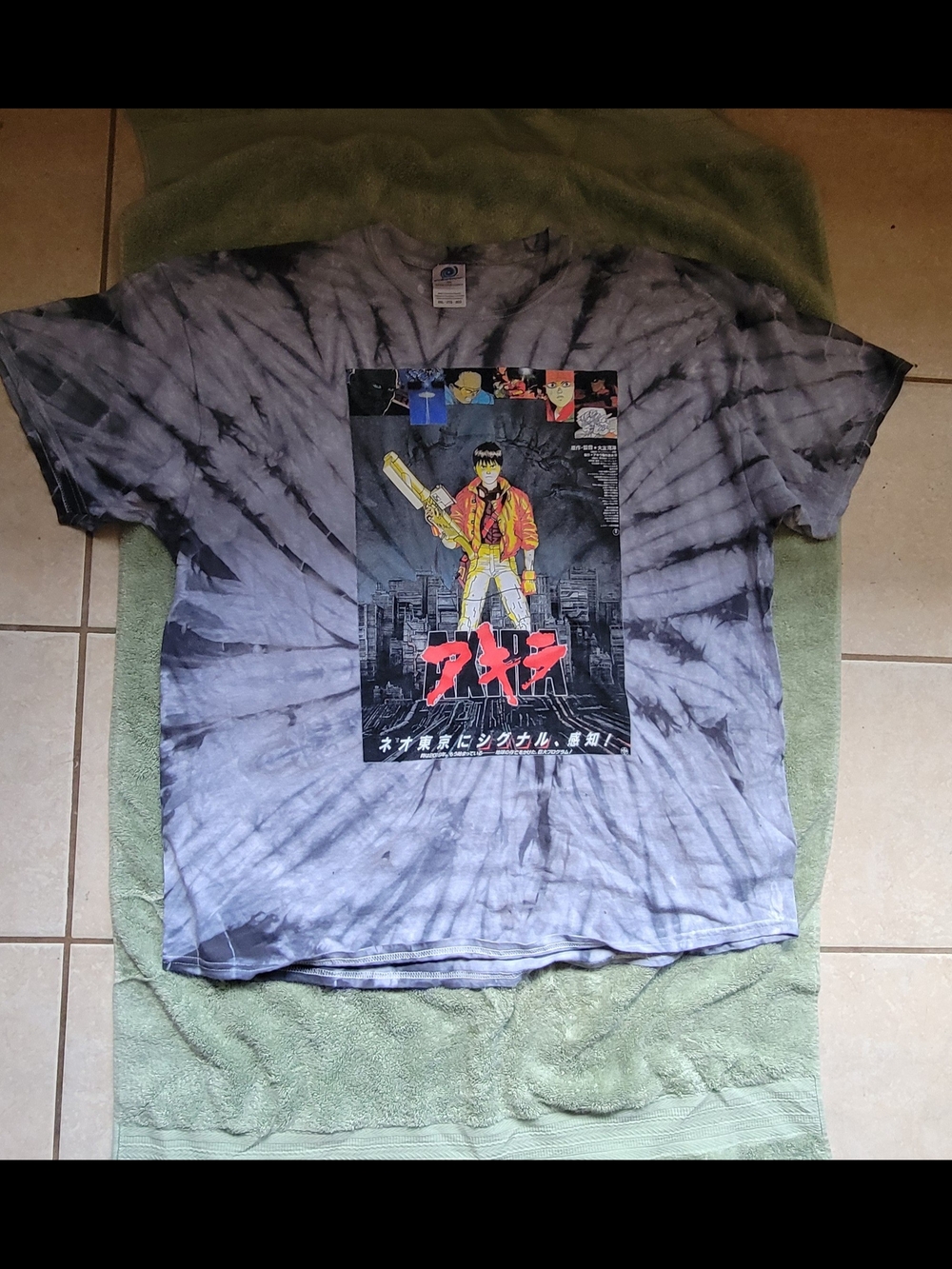 Holy Mountain Printing- Tie-Dye Akira Men’s T-Shirt